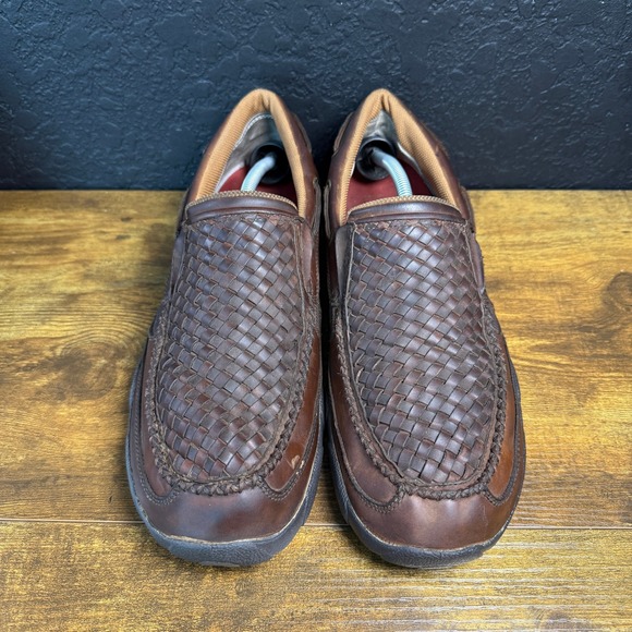 Twisted X Basket Weave Slip-On Shoes MDMS017 Mens Size 12M main image 5